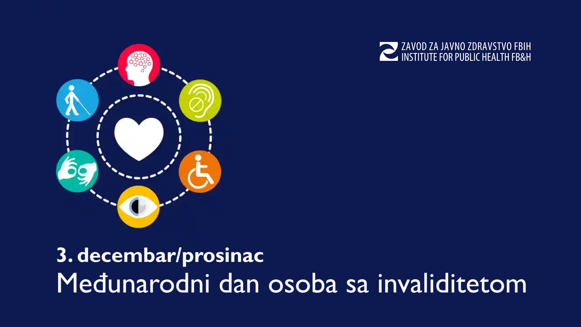 Invaliditet Međunarodni dan osoba s invaliditetom (03.12.) – ZZJZ FBiH
