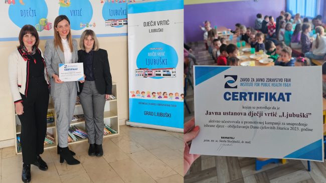 Certifikat ljubuški naslovnica