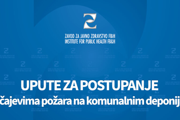 Upute za postupanje u slučajevima požara na komunalnim deponijama